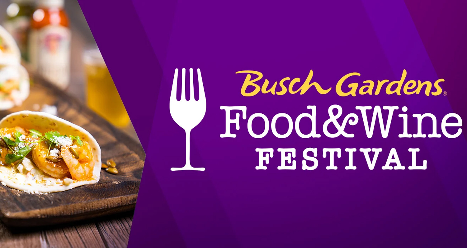 Uncork it! Busch Gardens Tampa release Food and Wine Concert Line-Up ...