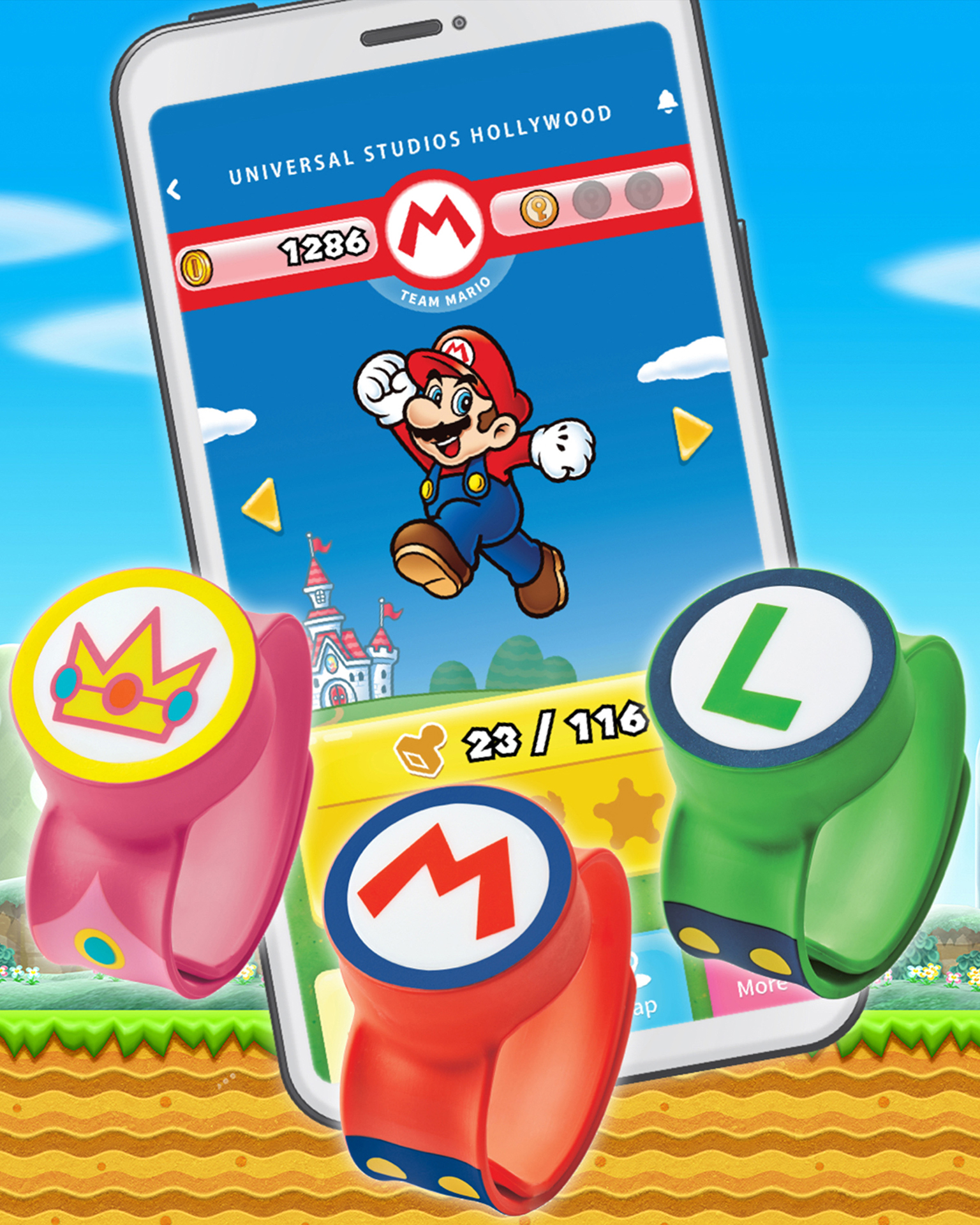 Universal Studios Hollywood Gives us a Look at the New PowerUp Bands for Super Nintendo World