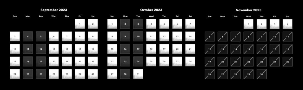 HHN32 - Calendar
