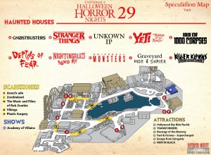 HHN Orlando - Speculation Map 2019 v4