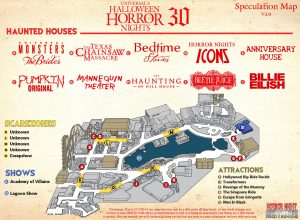 HHN Orlando - Speculation Map 2020 v3