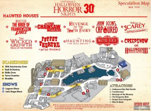 HHN Orlando - Speculation Map 2021 v2