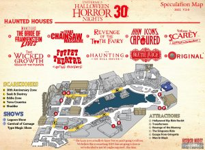 HHN Orlando - Speculation Map 2021 v3