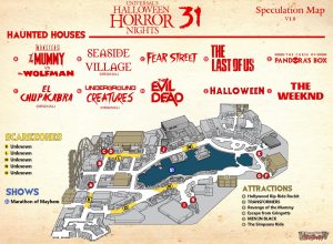 HHN Orlando - Speculation Map 2022 v1