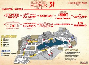 HHN Orlando - Speculation Map 2022 v2