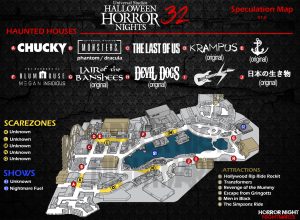 HHN Orlando - Speculation Map 2023 v1